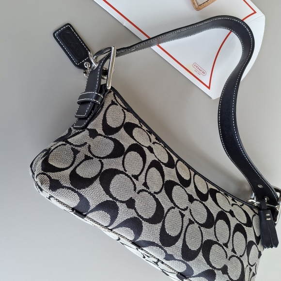 Coach Black and Gray Women's Bag - Picture 15 of 15